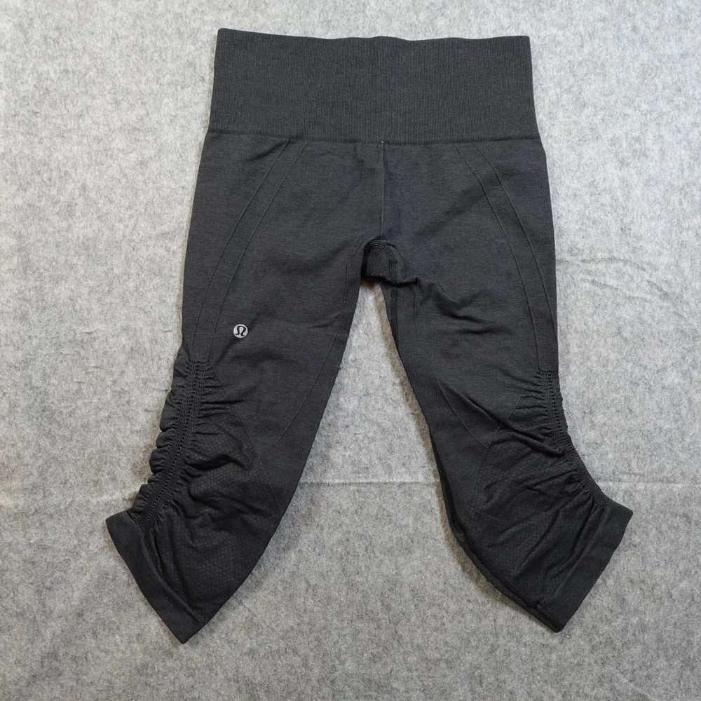 Lululemon Leggings Womens 4 Zone In Crop Black 16